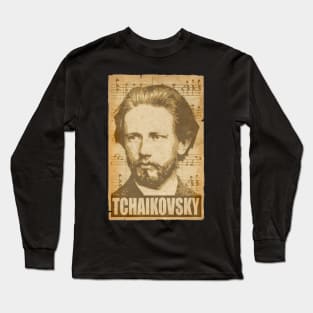 TCHAIKOVSKY Notes Long Sleeve T-Shirt